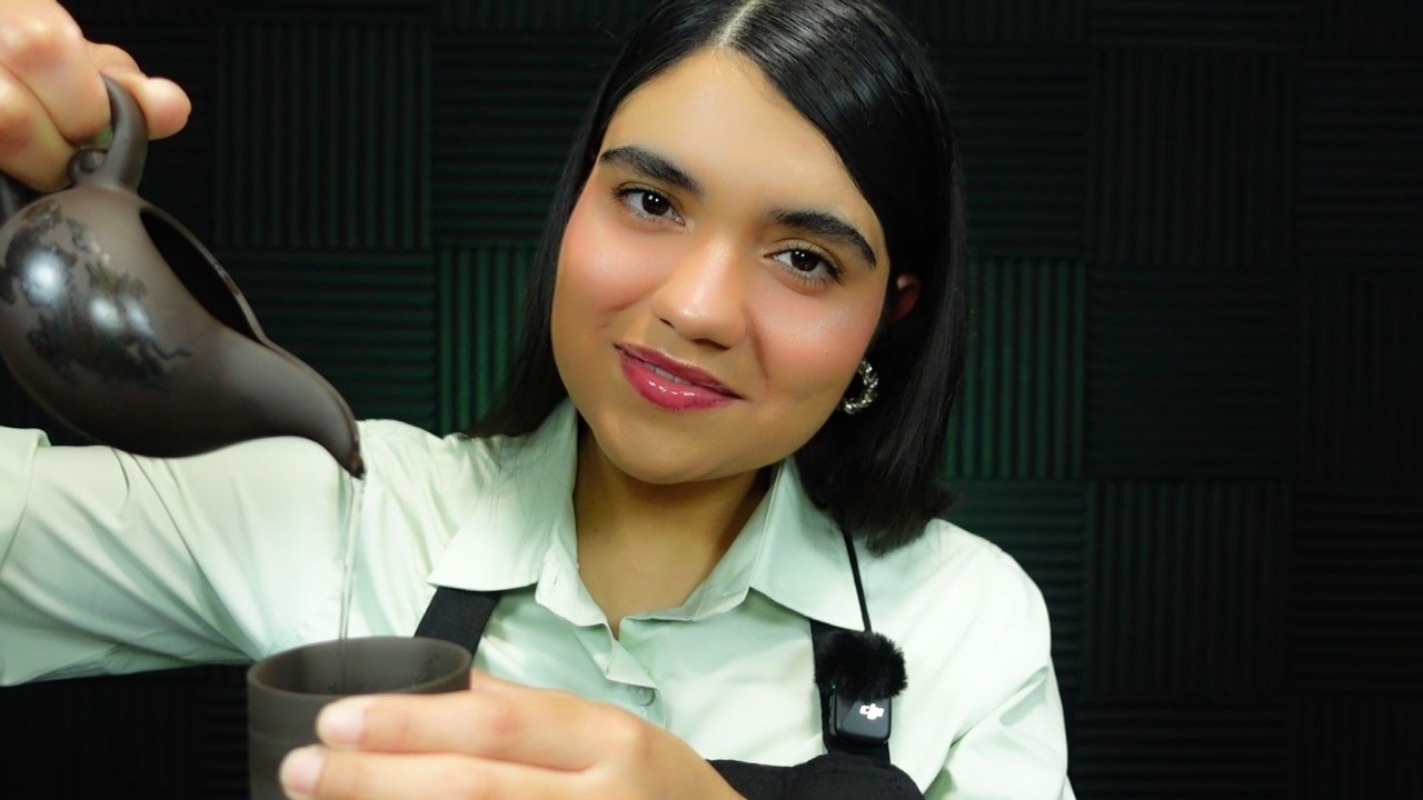 ASMR Cafetería | Barista Preparando Té ☕