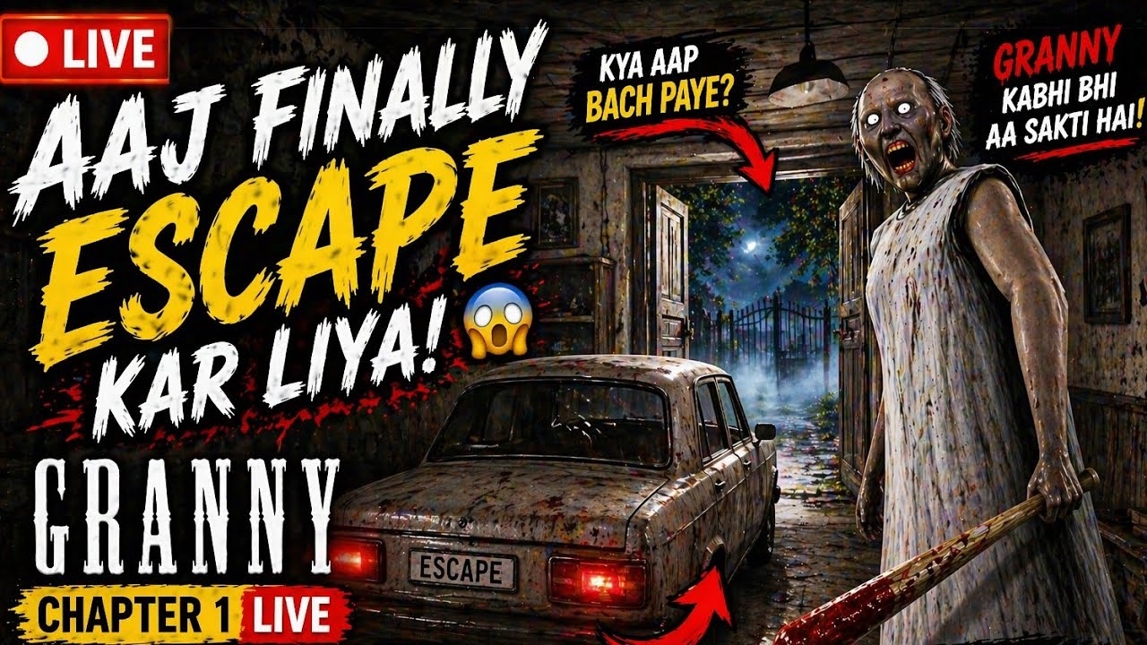 Granny Horror Game LIVE | No Commentary | Full Escape 🔥