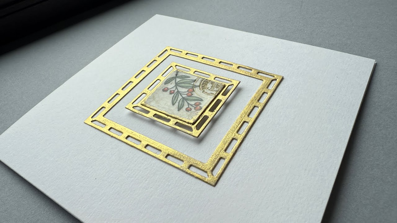 More triple  embossing,but different