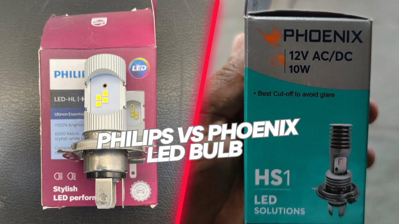 Philips vs Phoenix Led Bulb for Bike