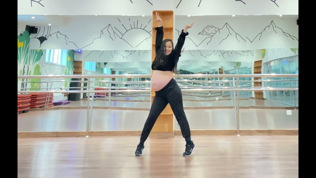 Zumba Justin Wellington - Iko Iko (Pregnant 9 months)