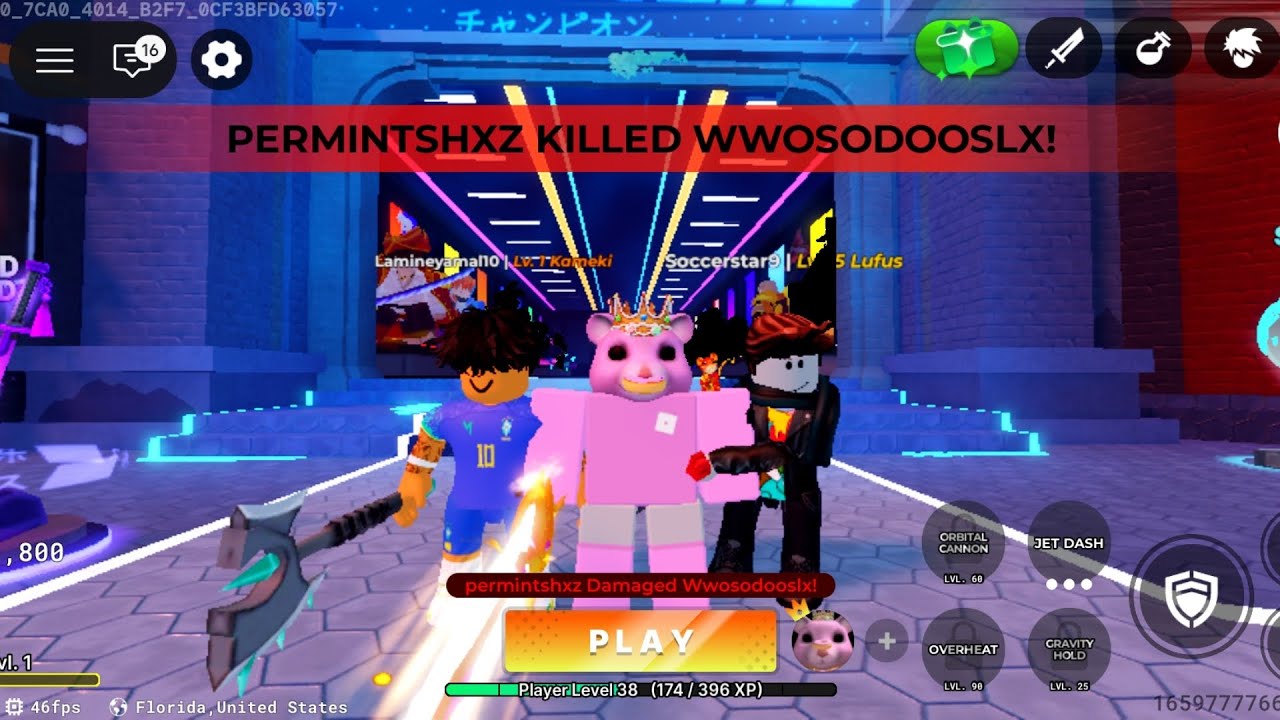 Playing deathball with my friends