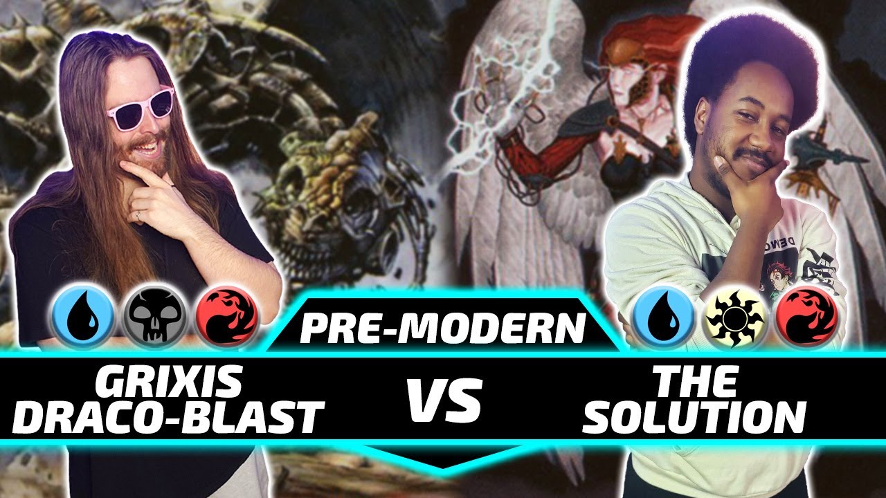 Grixis Draco-Blast vs The Solution [Paper Pre-Modern MtG Gameplay] 2024