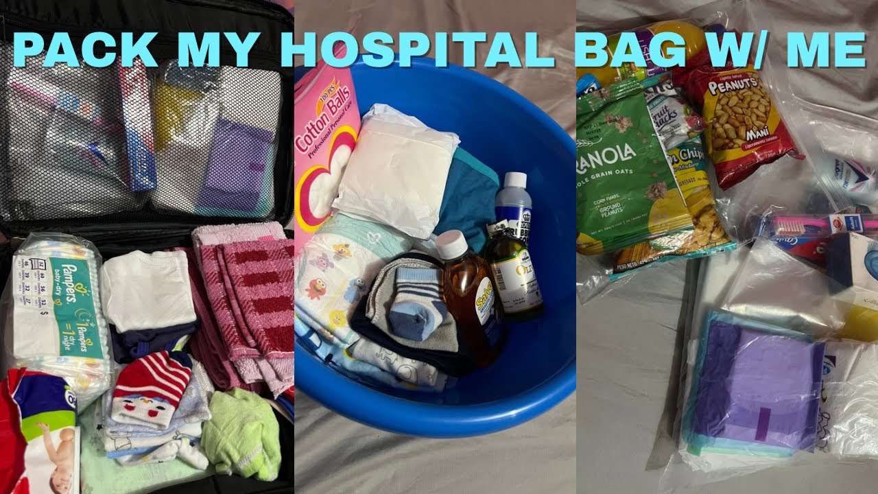 Packing my Hospital Bag as a Teen Mom💕 | Jamaican Edition 🇯🇲