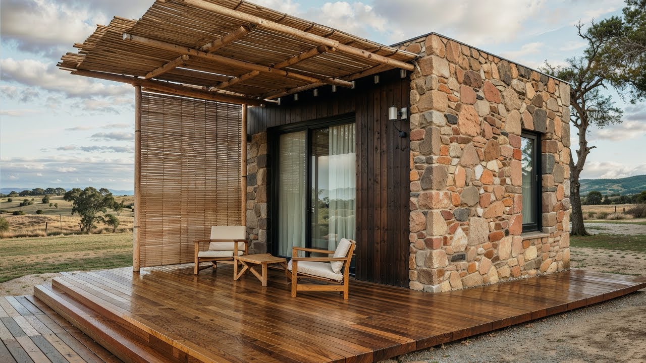 58 CASAS DE PEDRA PEQUENAS com VARANDA!