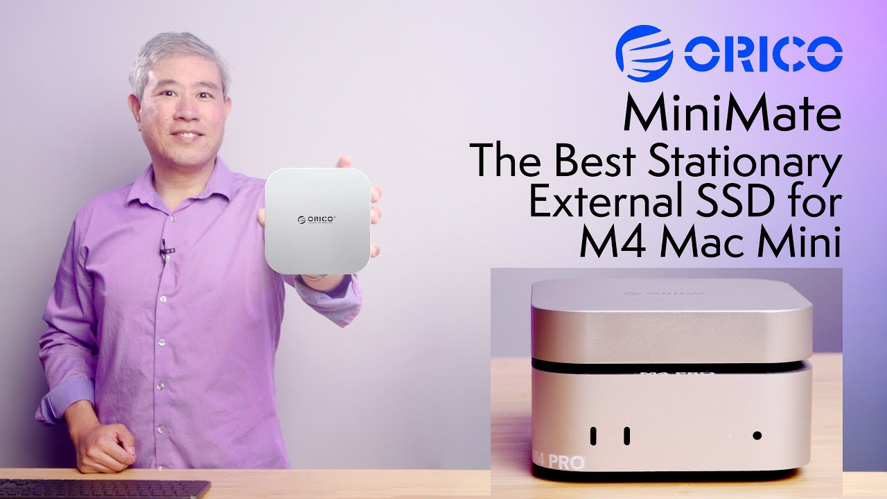 Расширьте хранилище Mac mini с помощью Orico MiniMate M4Pro | Обзор твердотельного накопителя USB...