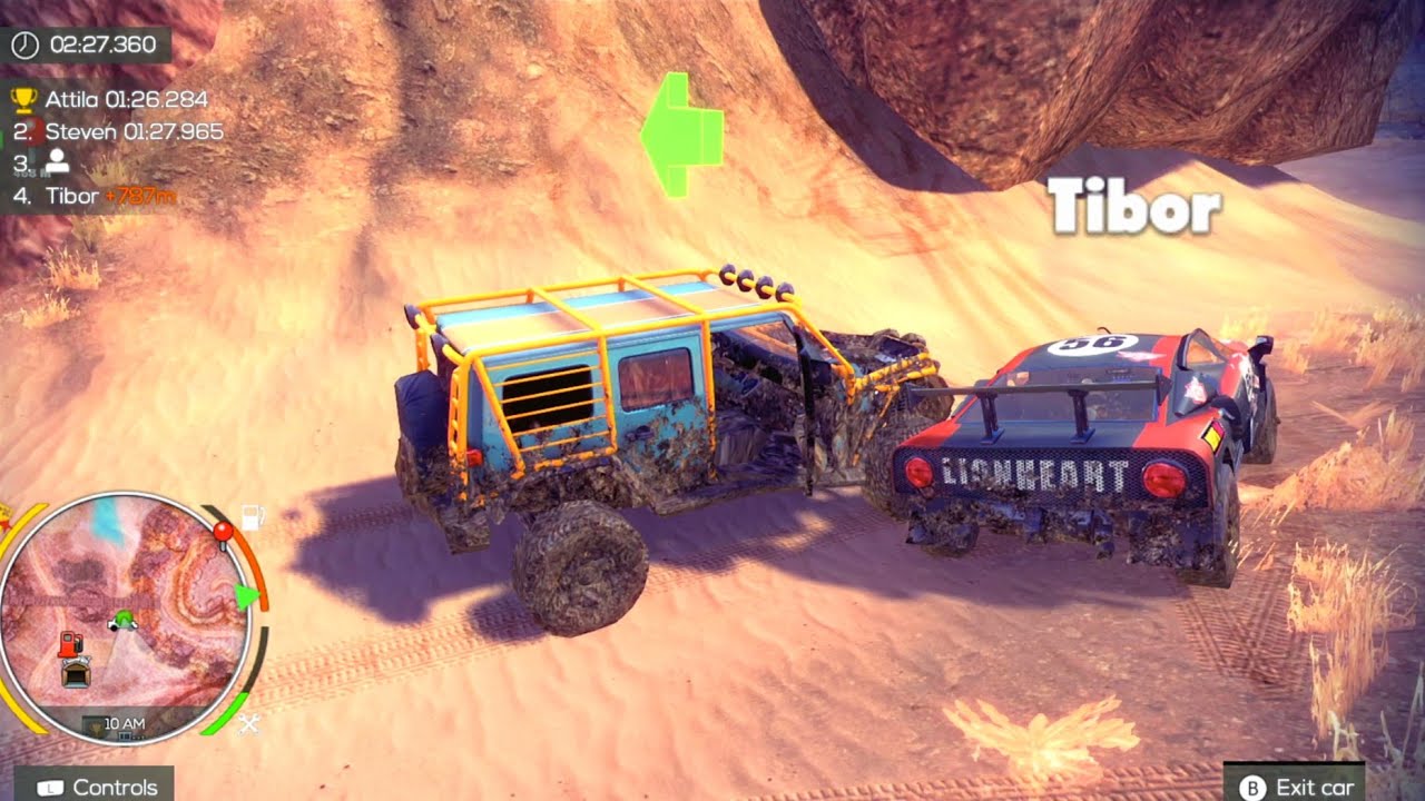 AI Player Lost Its Way Of Race | Off The Road Unleashed Nintendo Switch Gameplay HD