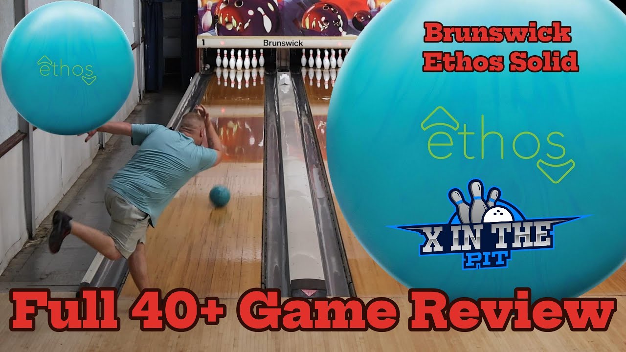 Brunswick Ethos Solid // Full 50+ Game Bowling Ball Review!! 2025 review //4k