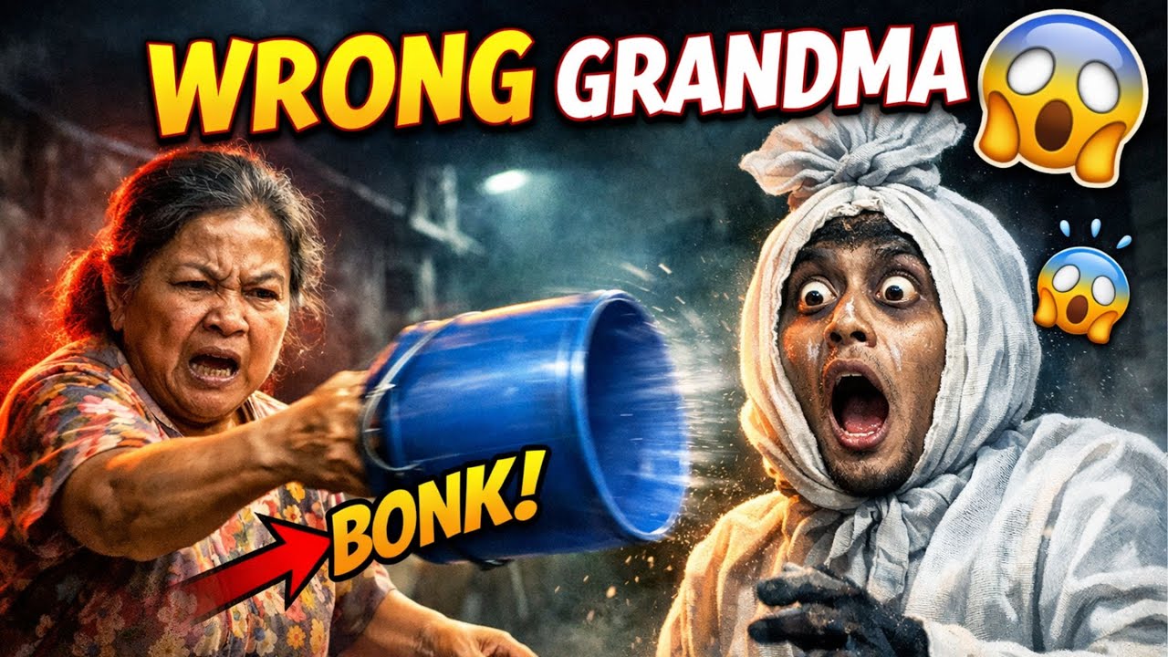 WRONG GRANDMA! Pocong Prank Gone Wrong 😂👻