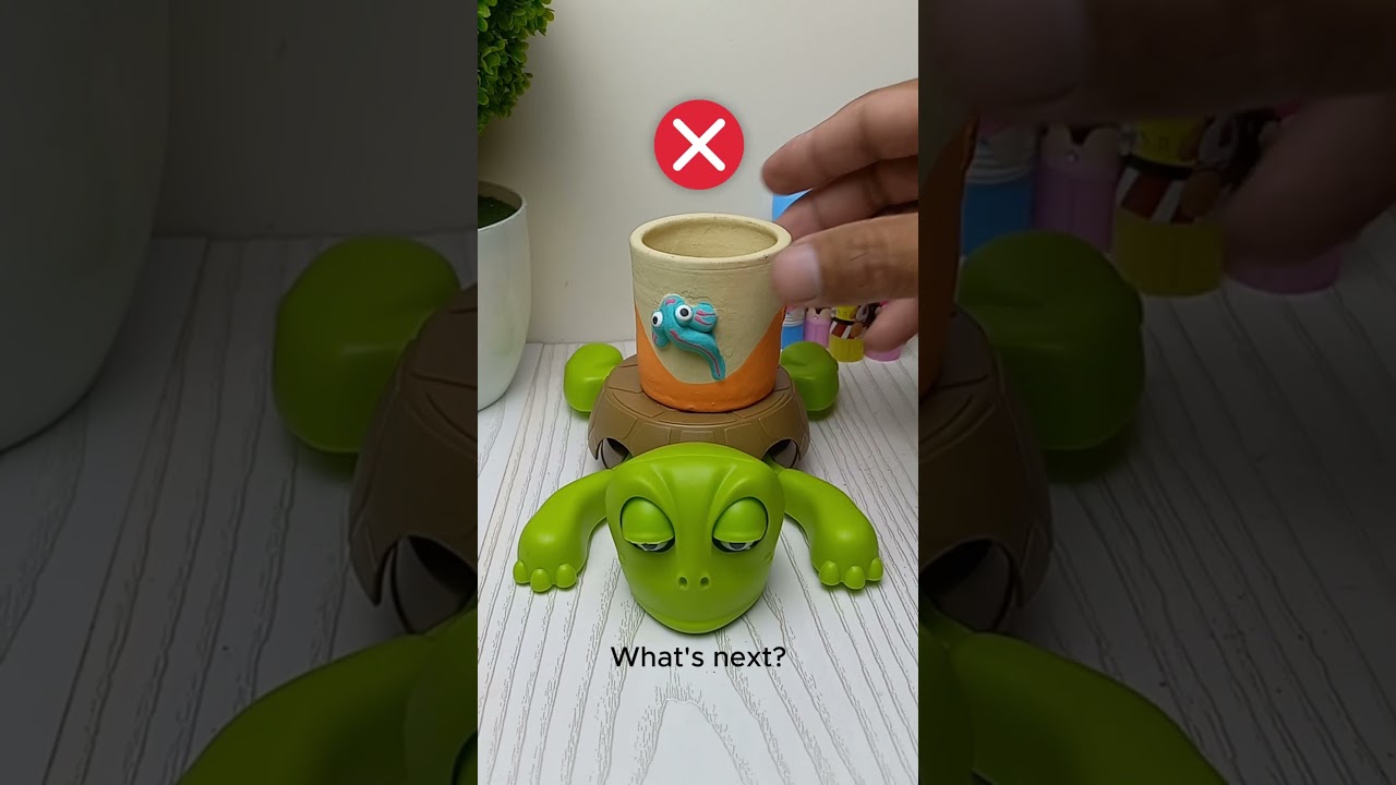 What do you want me to put on top of this turtle? #turtle #coaster #turtlecoaster part351