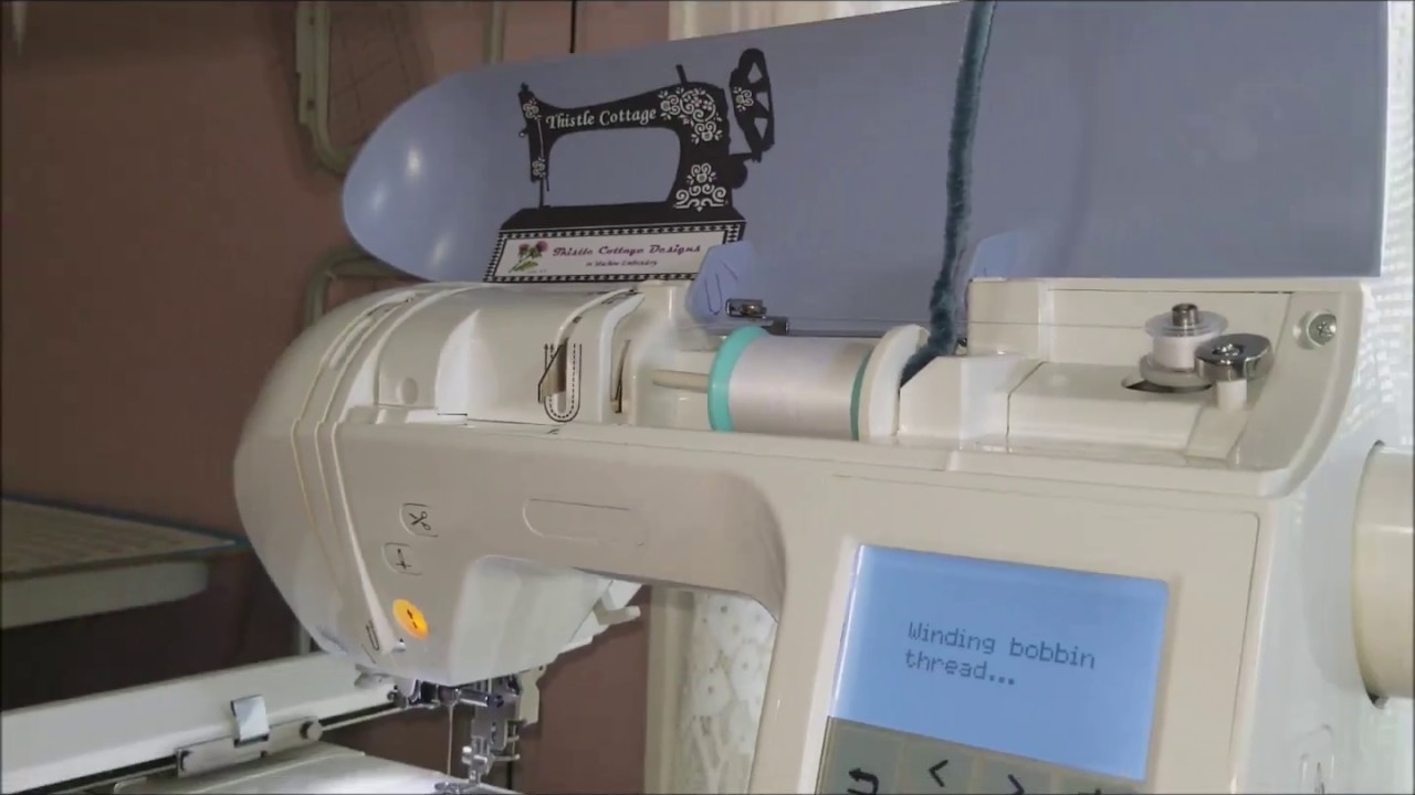 How To Wind A Bobbin on Your Brother PE770 Embrodery Machine