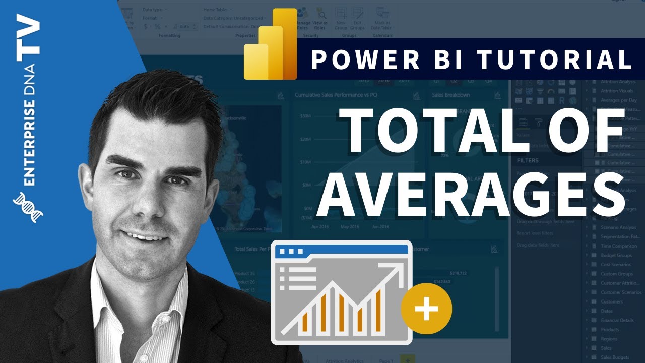 Рассчитайте сумму средних результатов в Power BI с использованием DAX