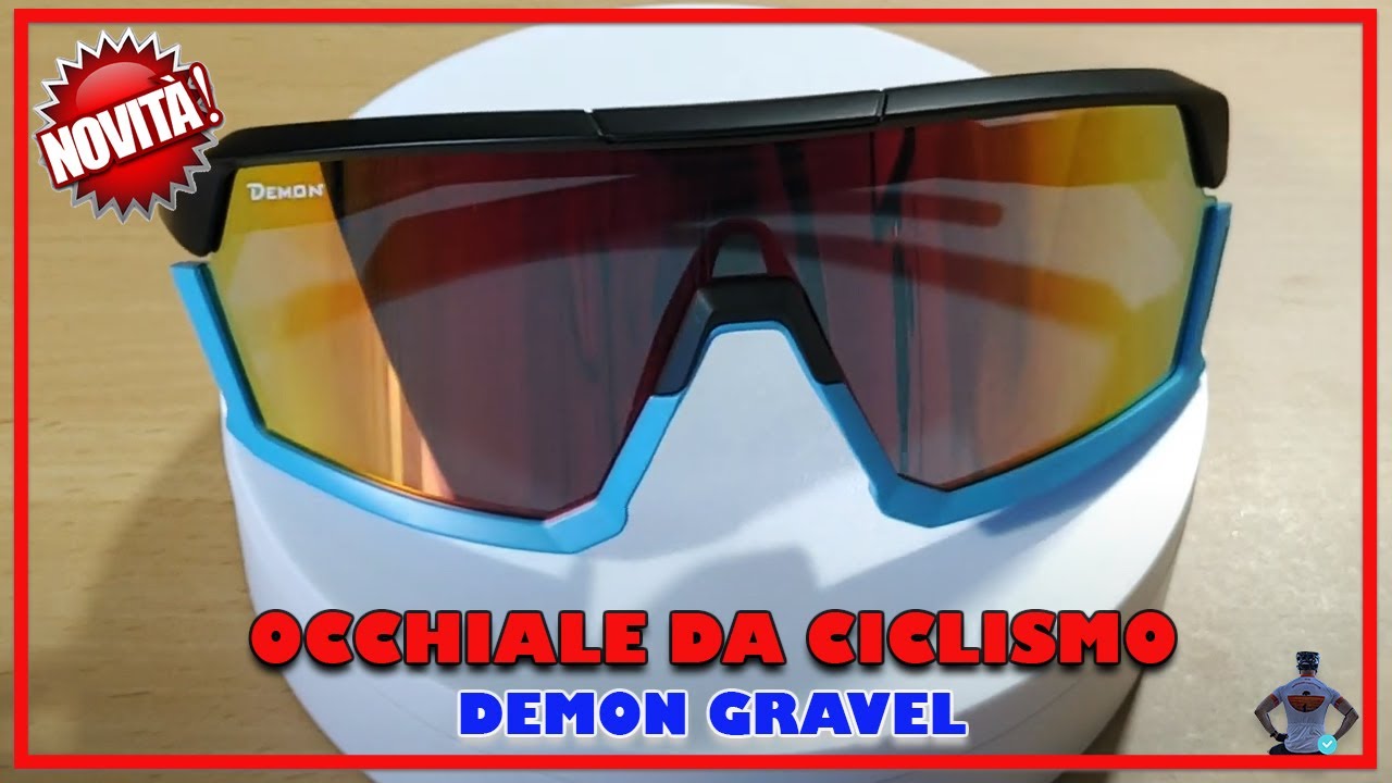 Occhiale Demon Gravel - Lenti Specchiate ad alto Contrasto