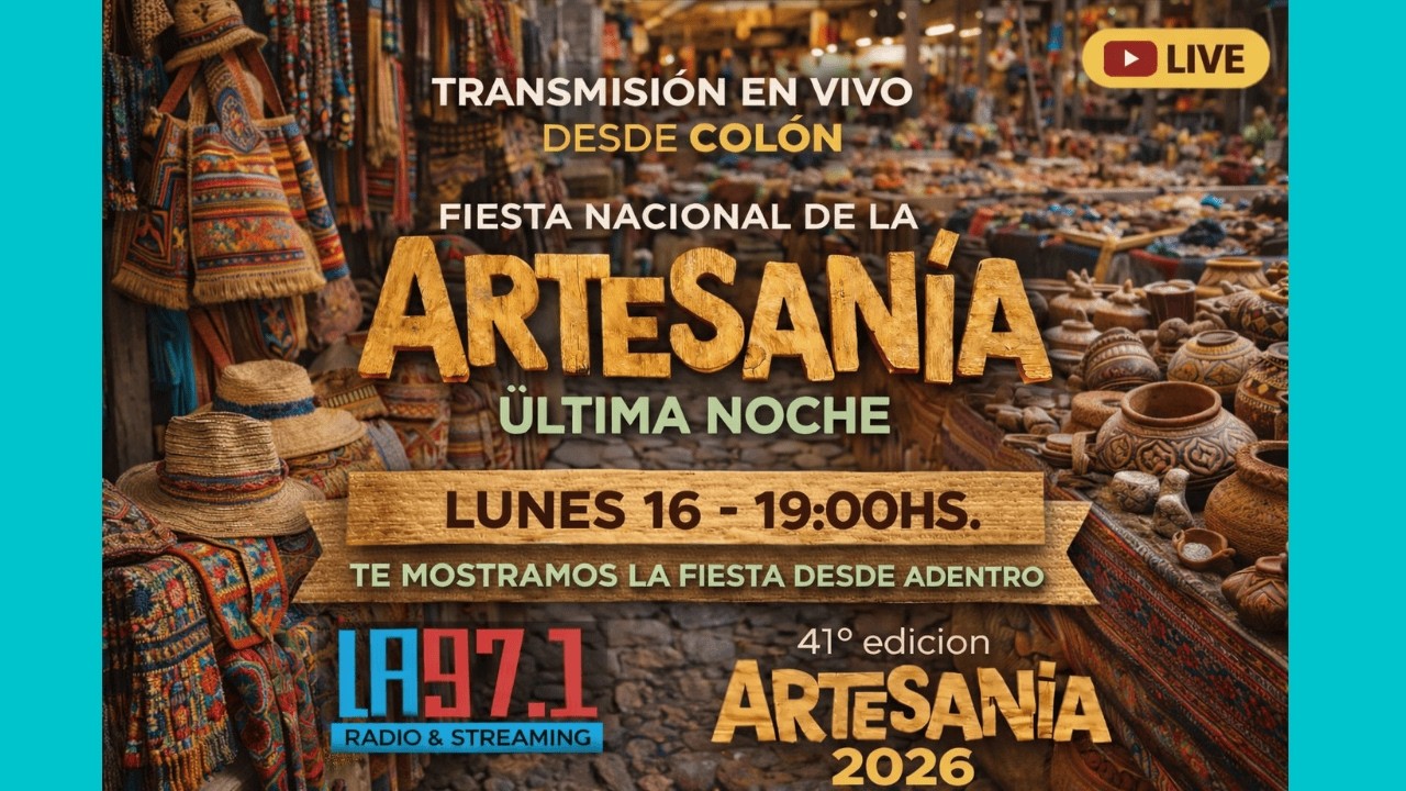 FIESTA NACIONAL DE LA ARTESANIA 2026 - LUNES 16 - ULTIMA NOCHE