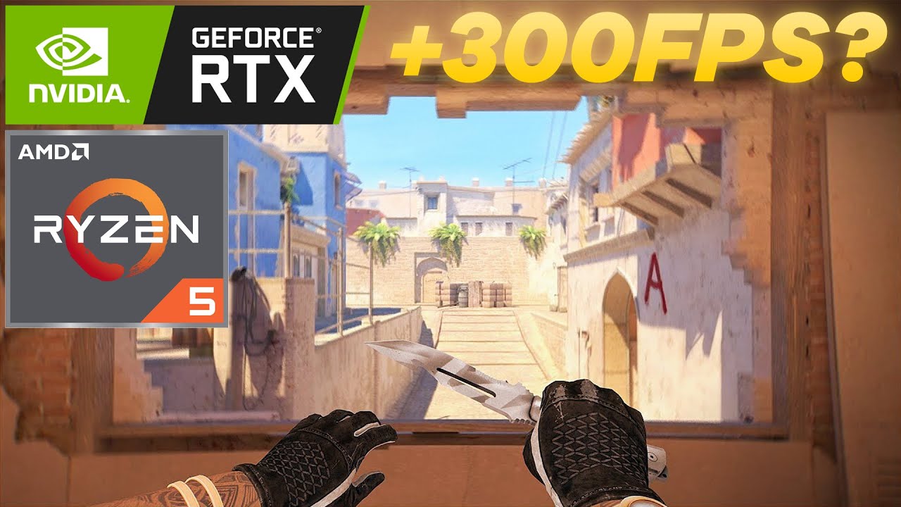 CS2 MIRAGE: R5 5600 + RTX 3060 / TESTE DE FPS (competitive settings)