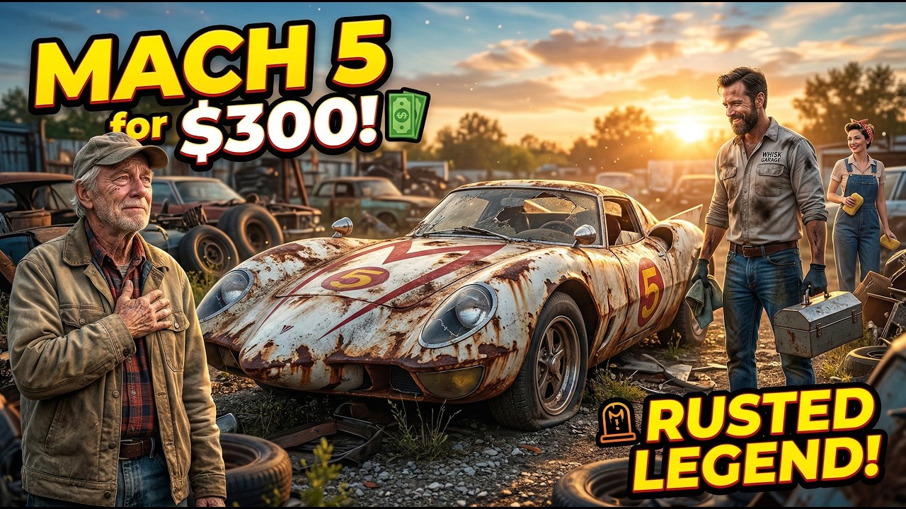 ASMR Car Restoration: $300 Rusted 1967 Speed Racer Mach 5 Reborn