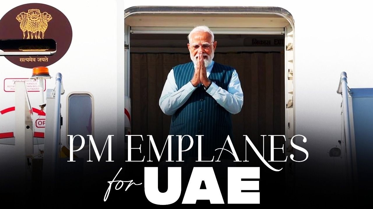 LIVE: PM Modi Emplanes for Abu Dhabi, UAE