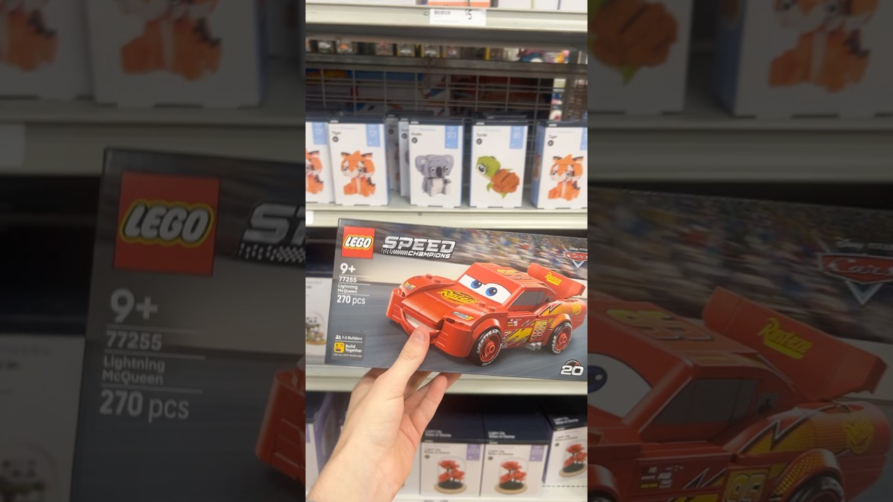 NEW LIGHTNING MCQUEEN LEGO!! 