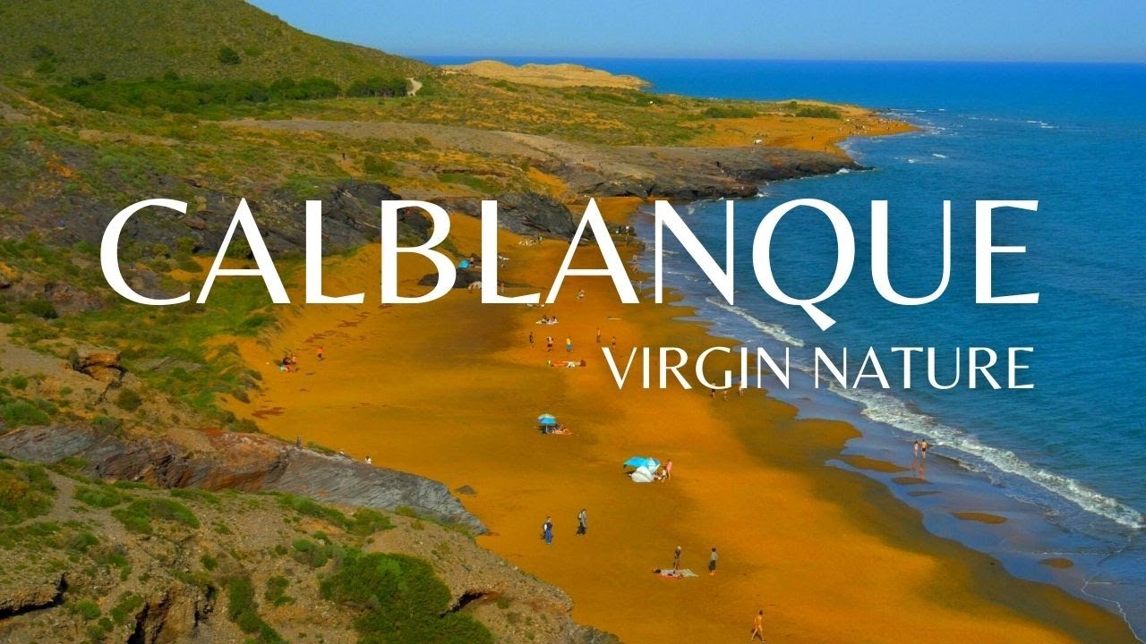 Calblanque 4k. Naturaleza virgen. La mejor playa en Murcia.