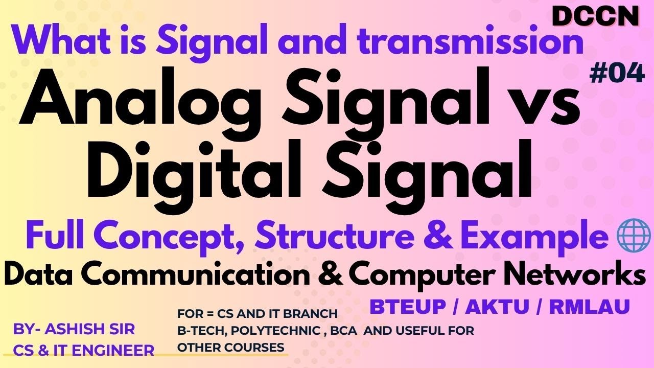 Analog vs Digital—Clear Difference! | Best Explanation #AnalogSignal #DigitalSignal @NotesTube-25