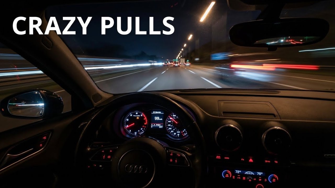 NIGHT TIME POV IN MY FWD AUDI A3!!! (CRAZY PULLS) 🤧