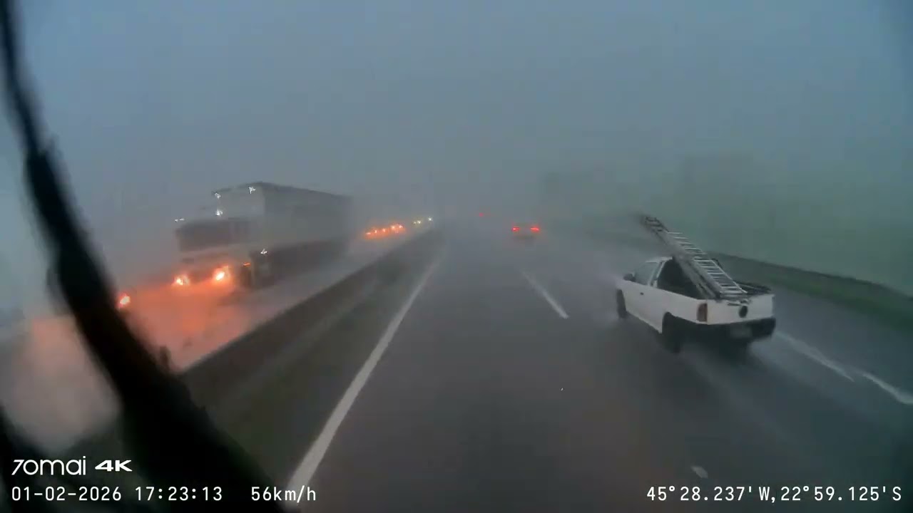 TEMPORAL em PINDAMONHANGABA SP 01/02/2026.