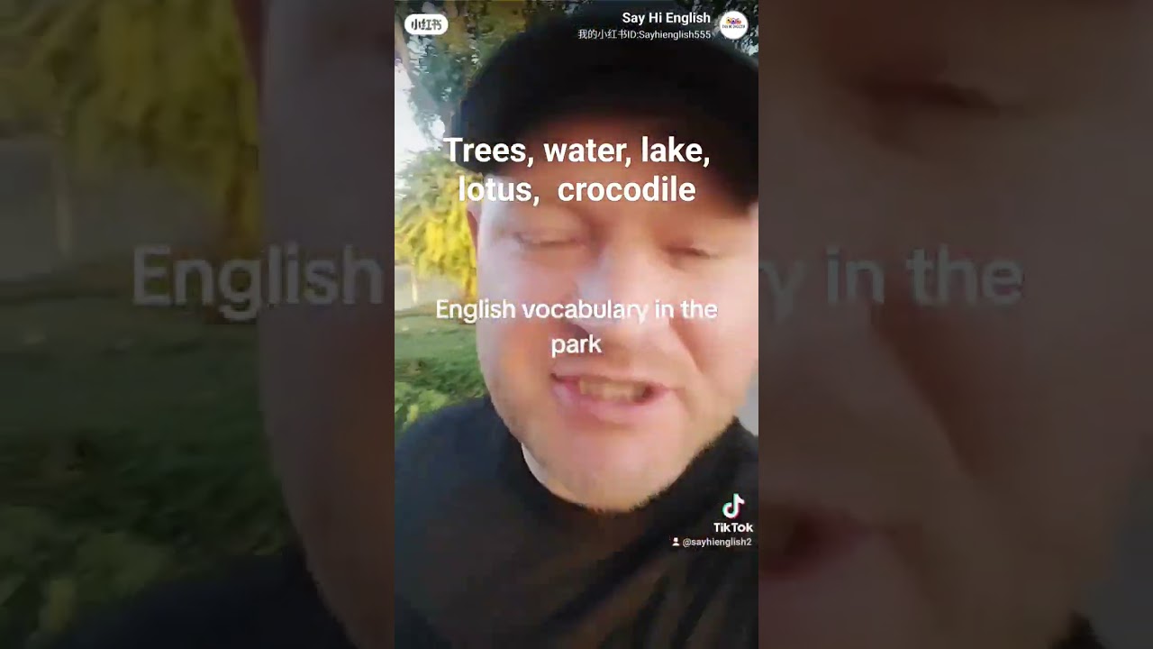 English in the park. #english  #beginnersenglish #englishfun #learnenglish #englishpronunciation