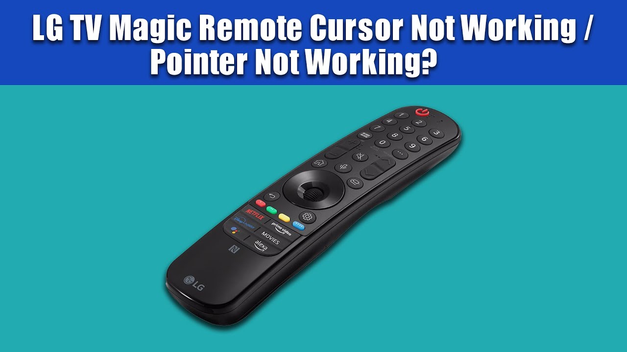 Курсор на пульте дистанционного управления LG Magic Remote не работает / указатель не работает?