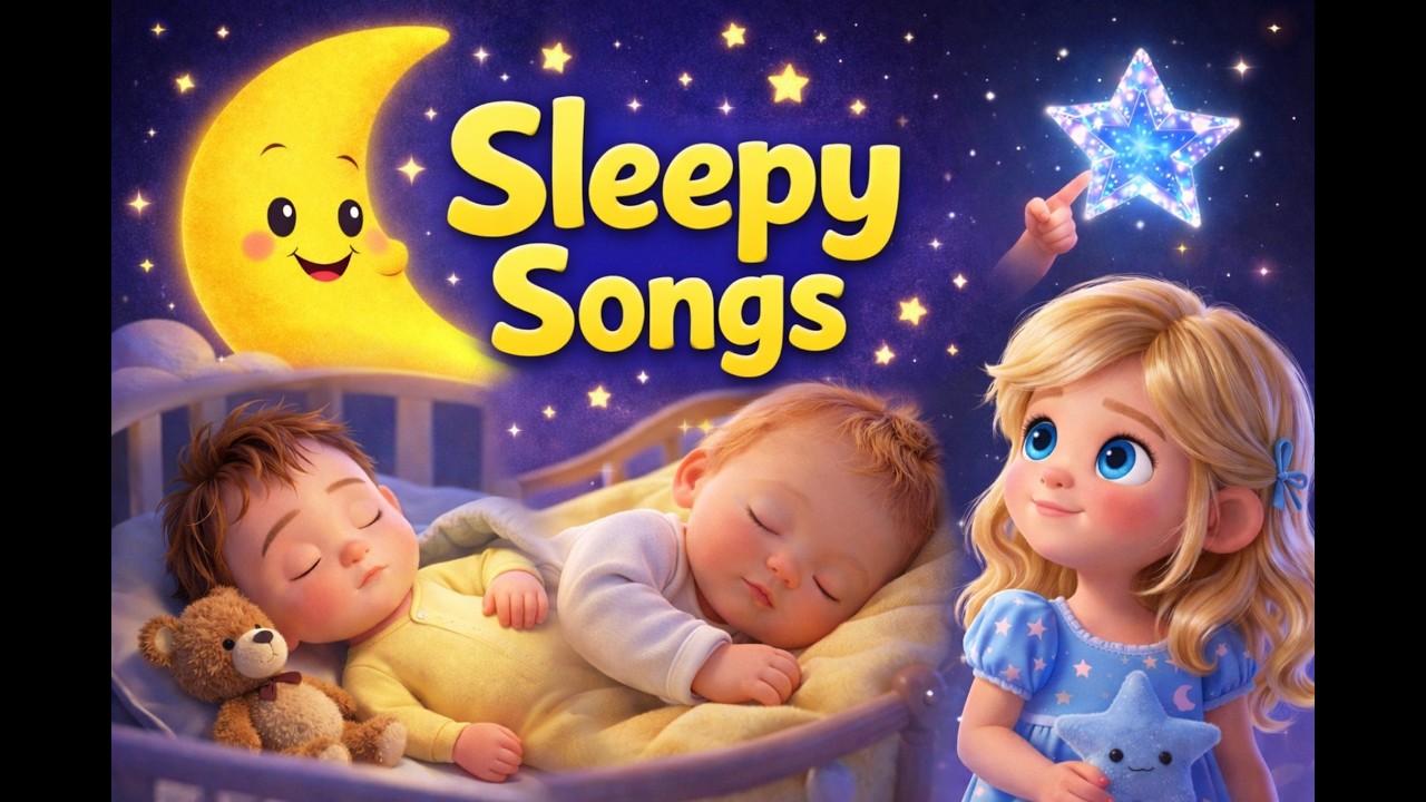 Bedtime Songs for Babies 🌙 Twinkle Twinkle, Hush Little Baby & More (5 Minutes)