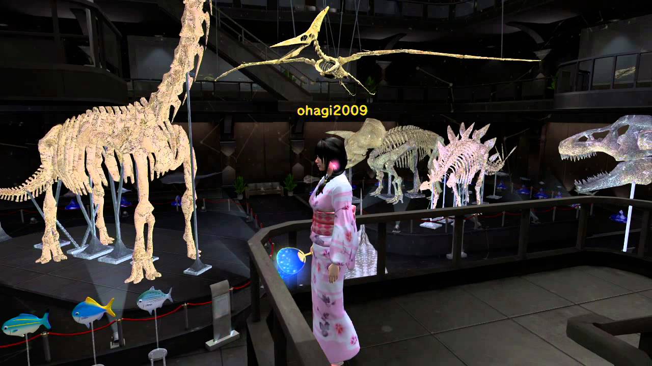 PlayStation Home JPs Archives 化石博物館 案内