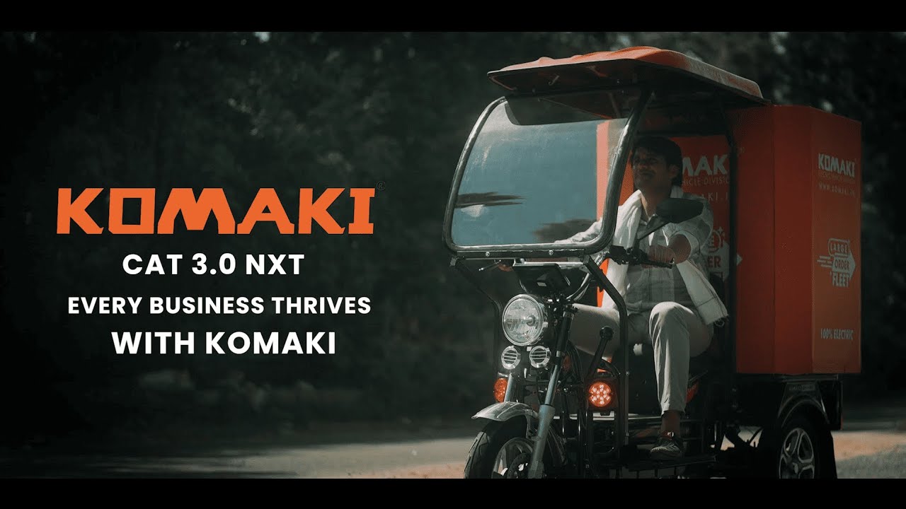Discover the Komaki CAT 3.0 NXT: The Ultimate Electric Delivery Vehicle! #HarVyaparKomaki
