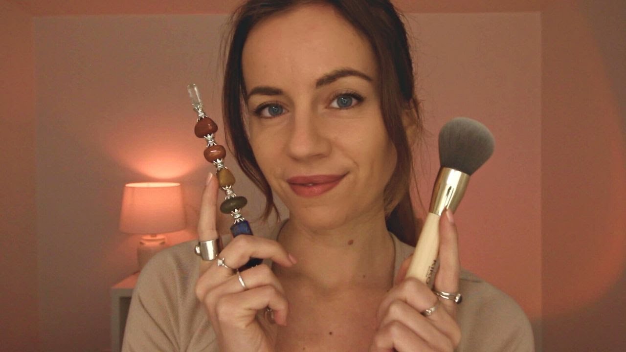 ASMR let me pamper you to sleep 😴 (ear-to-ear whispers, face touching, personal attention, reiki)
