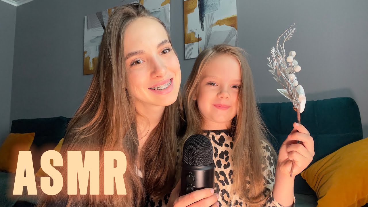 АСМР| Моя сестренка пробует асмр 2 👼🏻💕 ASMR| My little sister does asmr part 2🫶🏻