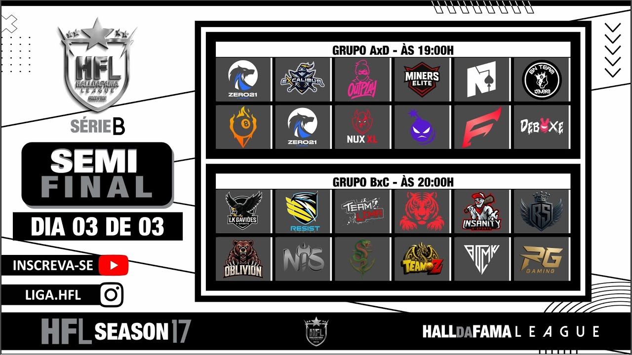 LIGA HFL SÉRIE B SEASON 17 - SEMI FINAL / DIA 3