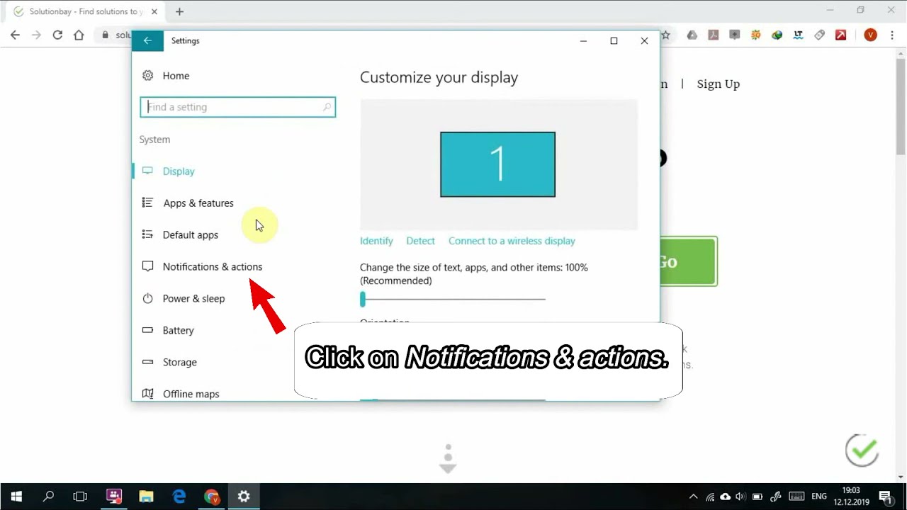 [Notification management] Choose from which apps to show desktop notifications - Windows 10