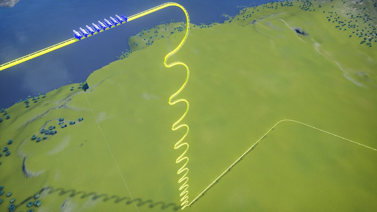 Semicircle Down Roller Coaster – Planet Coaster