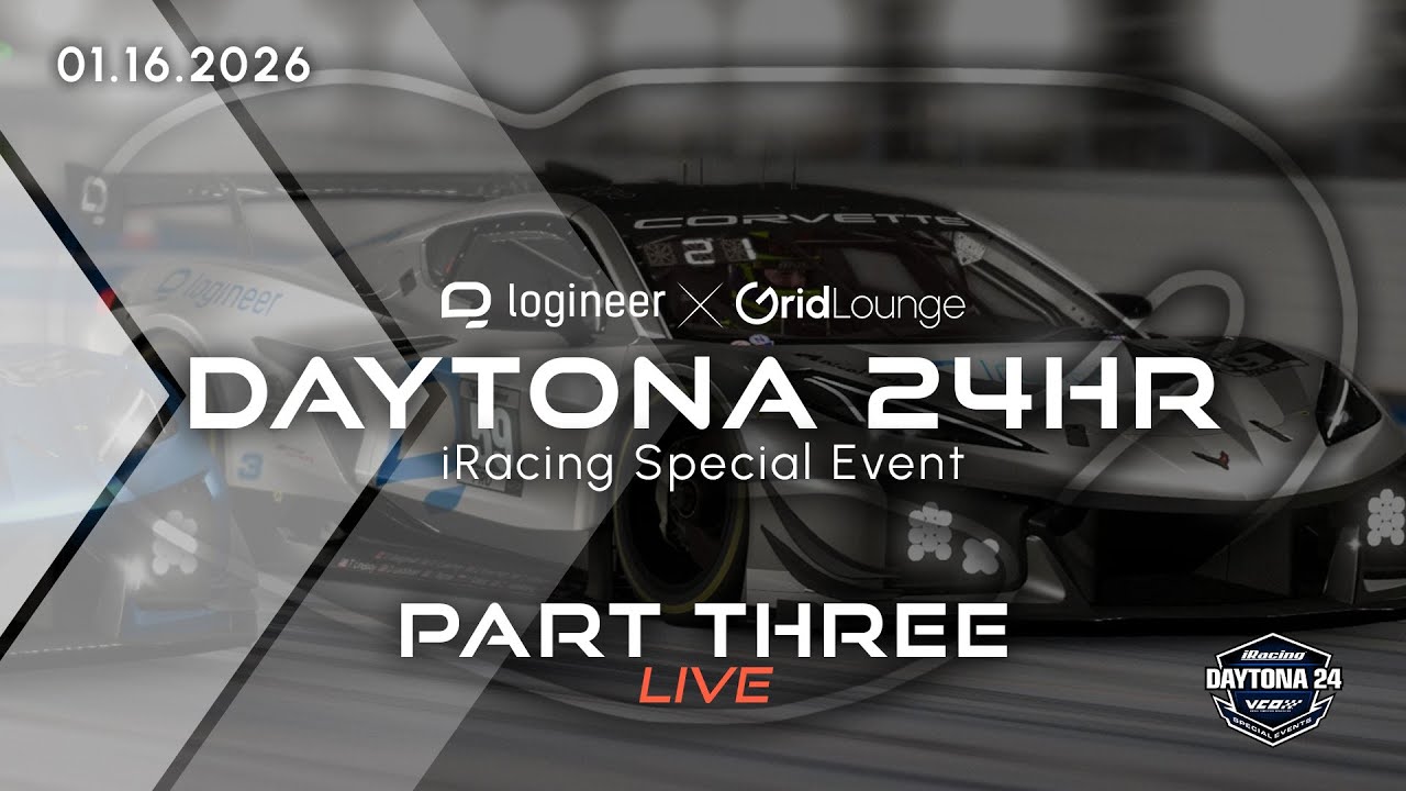 🔴 LIVE: 24 Hours of Daytona – Grid Lounge Silver Team (Part 3 of 3) | iRacing Endurance Race