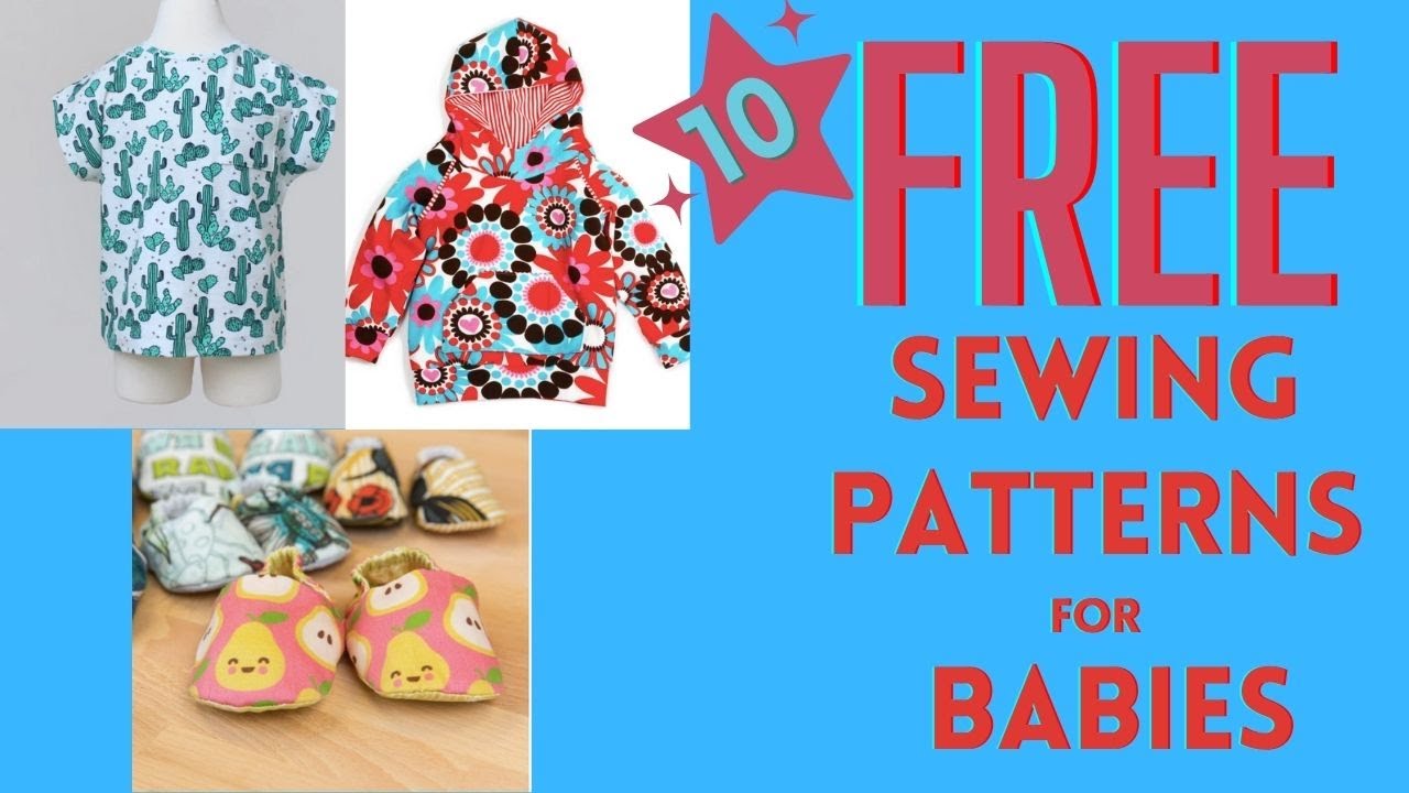 10 бесплатных выкроек для детского шитья || Экономная пятница