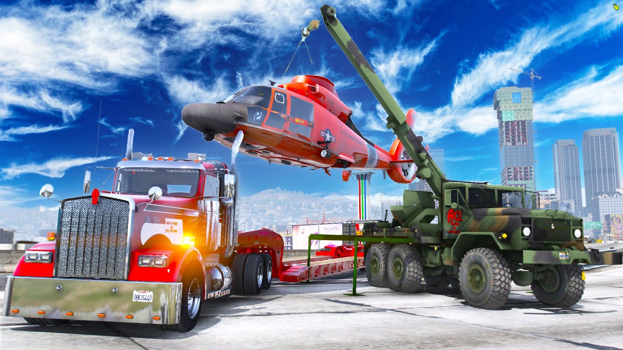 ULTIMATE Tow Truck Rescuing The Coast Guard in GTA 5 RP!