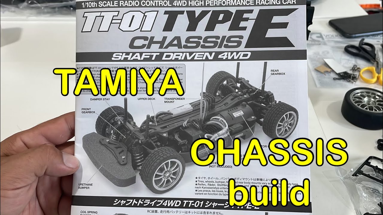 Сборка шасси TAMIYA TT-01E. ВПЕРВЫЕ сложные вещи своими руками