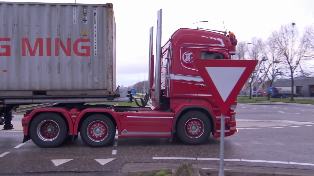 containertransport over de weg 2018 deel 41