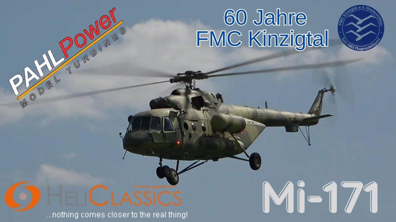 AWESOME RC TURBINE HELICOPTER MI-171 BY HELICLASSICS (60 Jahre FMC Kinzigtal 2023)