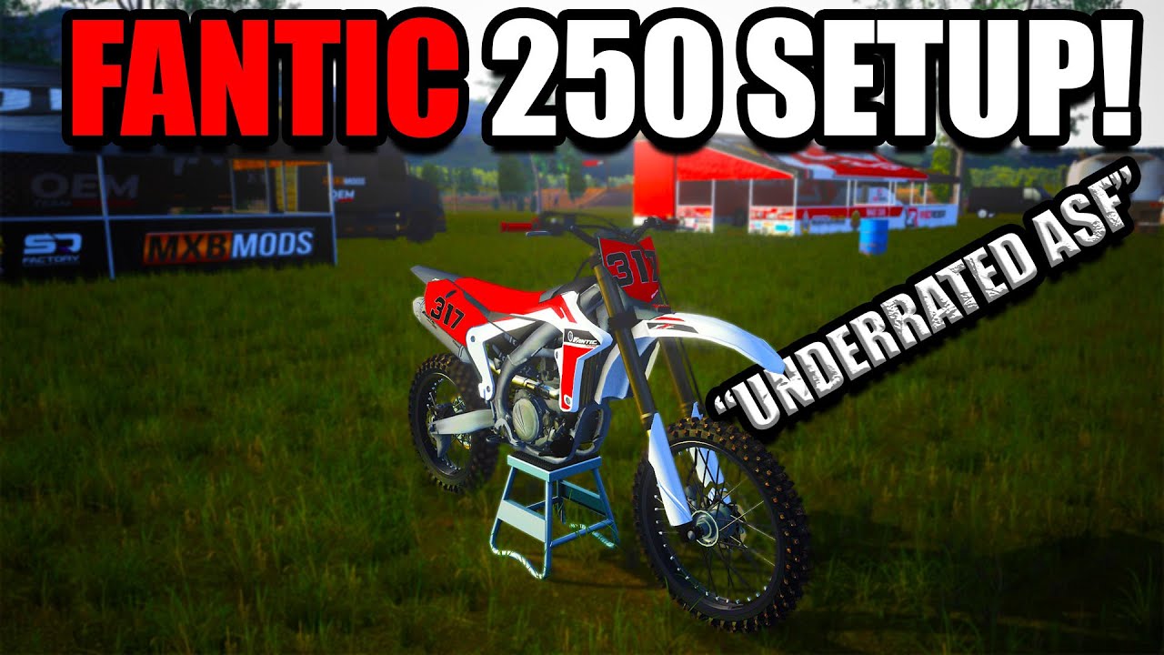 ЛУЧШИЙ *НОВЫЙ* OEM-СЕТАП FANTIC 250 В MX BIKES!