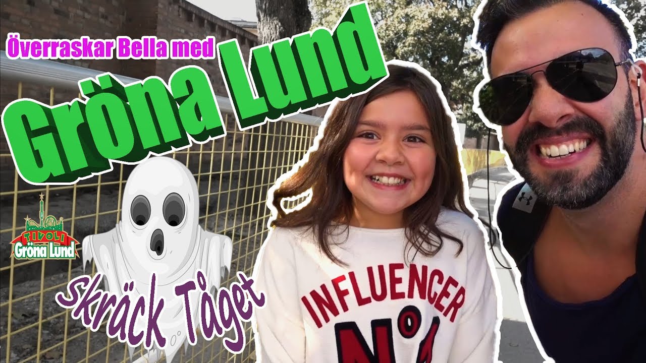 Gröna Lund 👻 Surprise. Testar Blå Tåget (spökhuset/skräck tåget), lustiga huset och fler karuseller