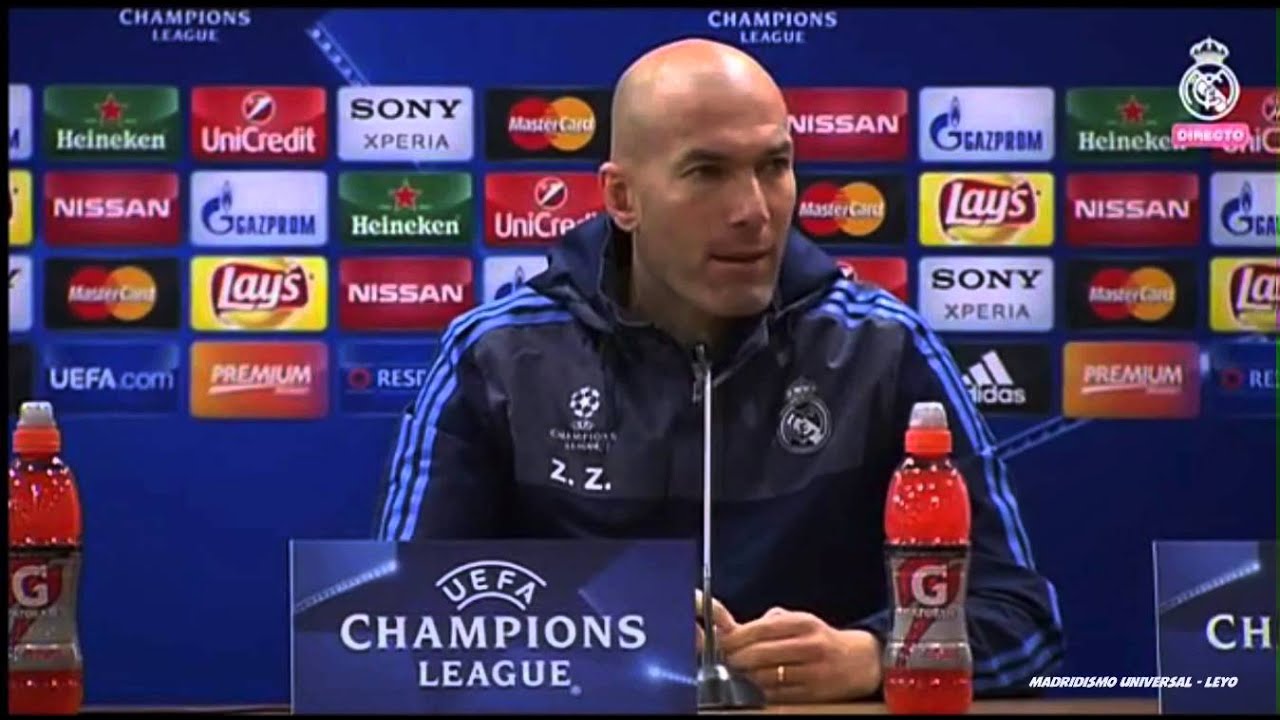 Rueda de prensa | Zidane | Roma | UCL