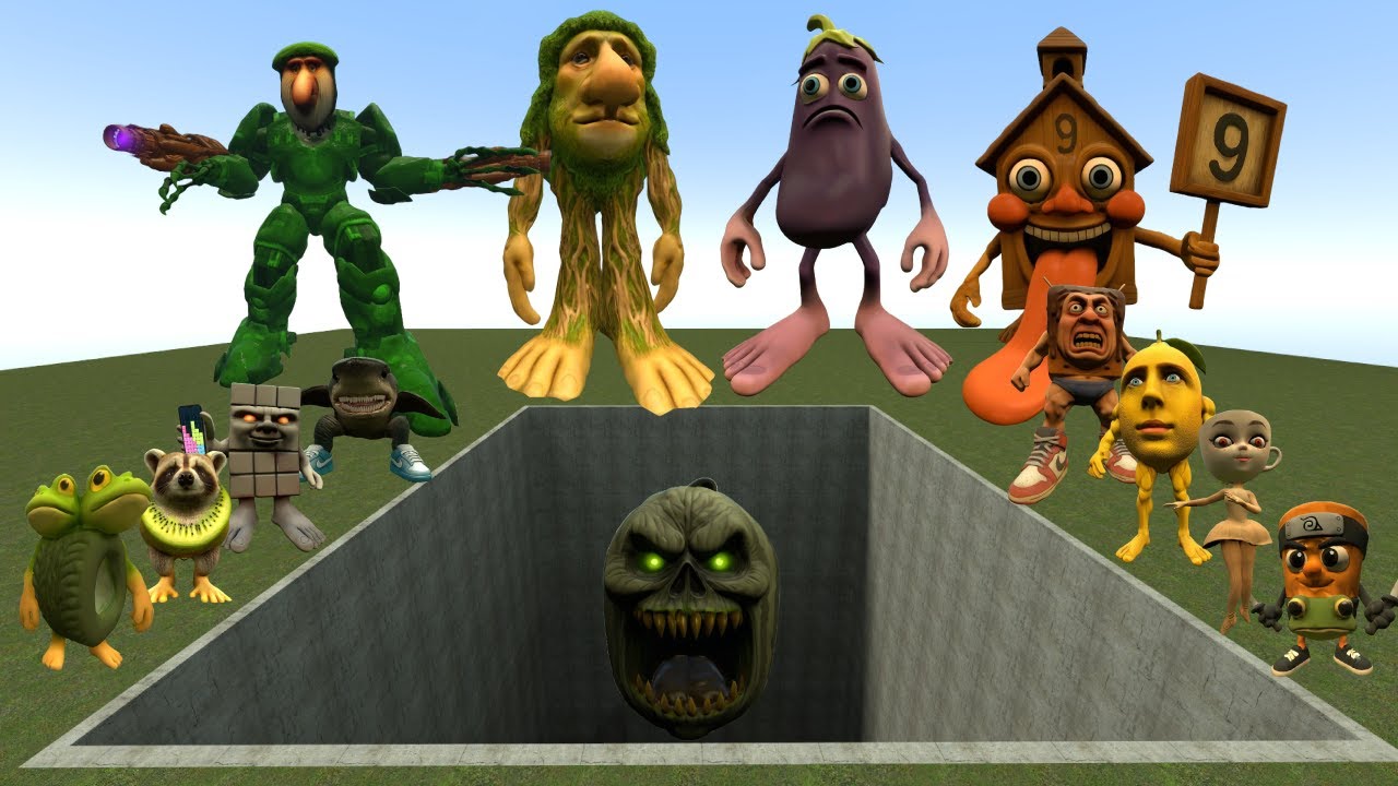 All italian vs lin gang melon ! Garry's mod