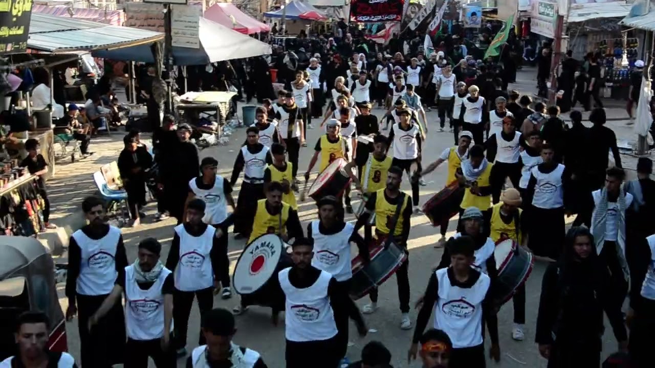 دخولية الامام القاسم ١٦صفر١٤٤٦هـ  .موكب أم البنين الاربعه الديوانيه قضاء السدير قرية ال زوير