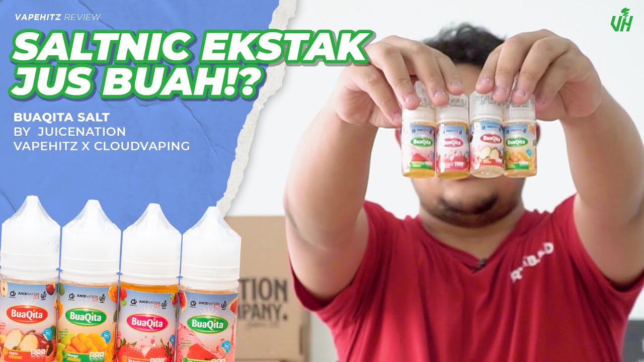 Buaqita Salt dari Juicenation x Vapehitz x Cloudvaping