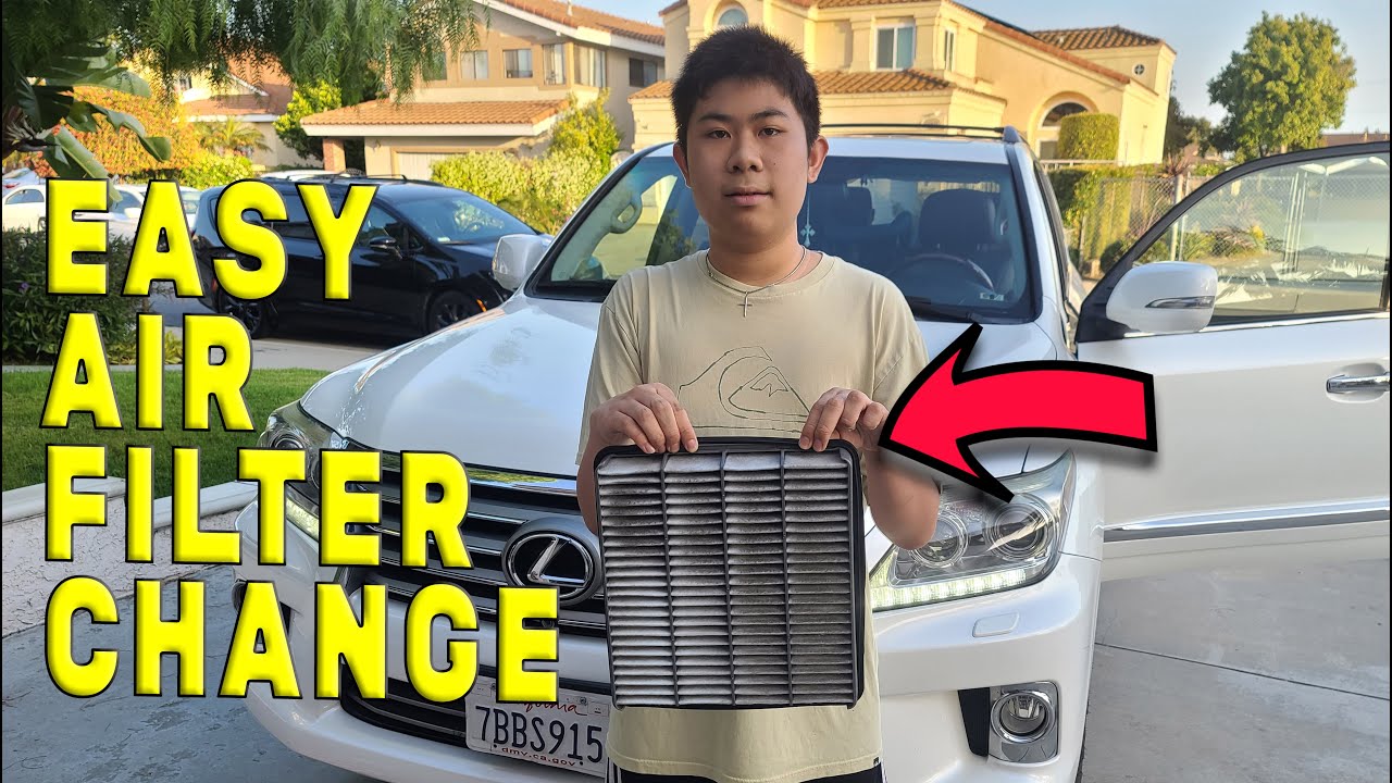 Easy DIY Engine Air Filter Change - LX570 LandCruiser Tundra Sequoia