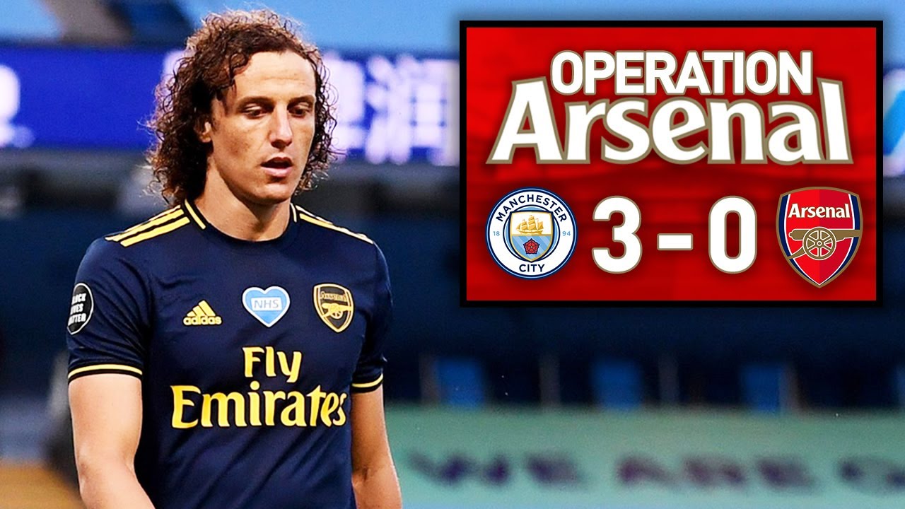 DAVID LUIZ THE CLOWN! | MAN CITY 3-0 ARSENAL